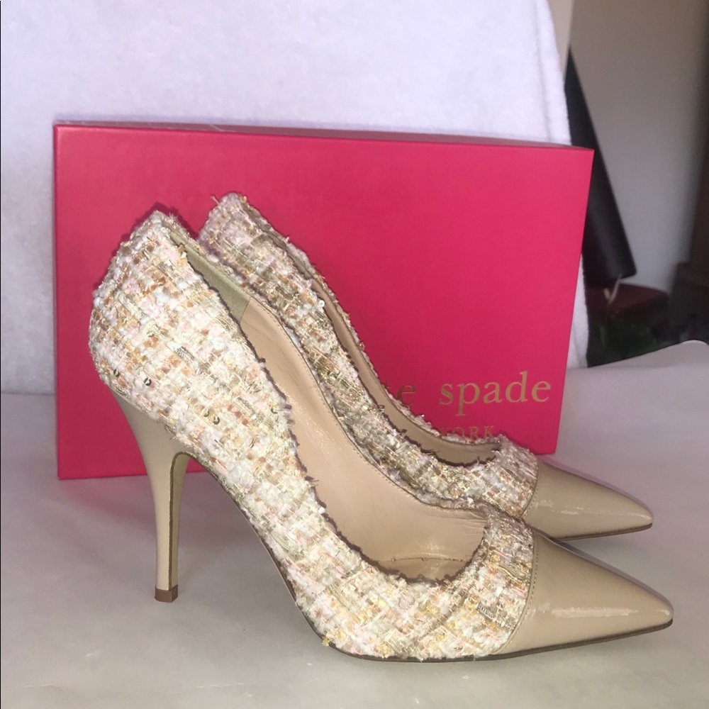 Kate Spade Multi Lacy Tweed Pump